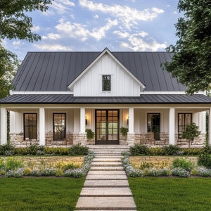 MODERN FARMHOUSE PLAN BMF1565