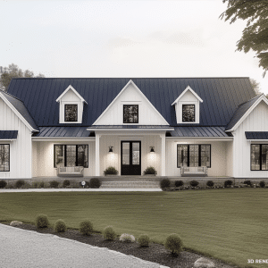MODERN FARMHOUSE PLAN BMF2491-G